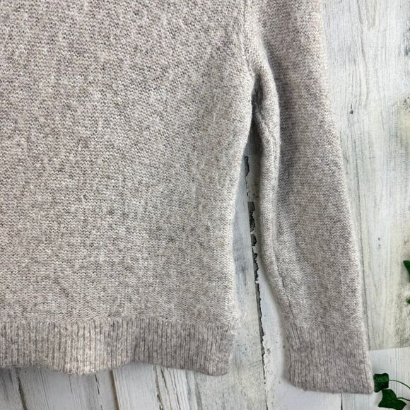 Banana Republic Wool Alpaca Knit Soft Comfy Hooded Pull On Hoodie Sweater XL - Picture 4 of 6